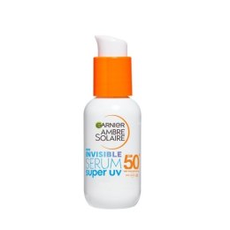 Ambre Solaire Invisible Super UV serum ochronne do twarzy SPF50+ 30ml Garnier