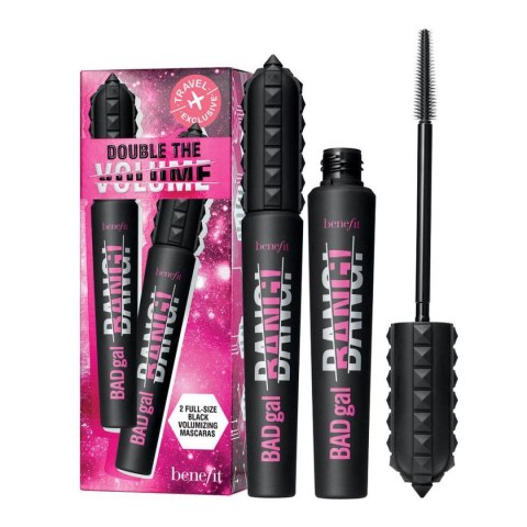 Benefit Double The Volume Travel Set zestaw pogrubiający tusz do rzęs Black 2x8.5g Benefit Double The Volume Travel Set zestaw pogrubiający tusz do rzęs Black 2x8.5g