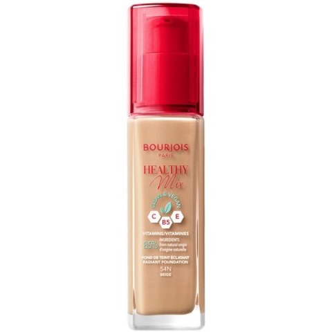 Bourjois Healthy Mix Clean wegański podkład rozświetlający 54 Beige 30ml Bourjois Healthy Mix Clean wegański podkład rozświetlający 54 Beige 30ml