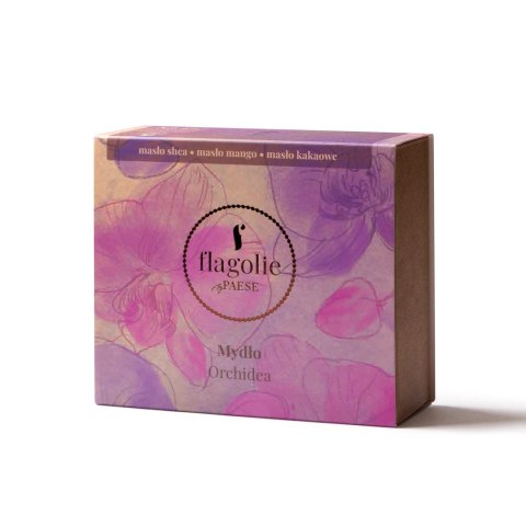Mydło wegańskie w kostce Orchidea 90g Flagolie Mydło wegańskie w kostce Orchidea 90g Flagolie