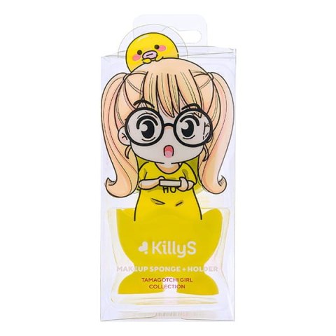 Tamagotchi Girl gąbeczka do makijażu ze stojakiem Lime 1szt. KillyS Tamagotchi Girl gąbeczka do makijażu ze stojakiem Lime 1szt. KillyS