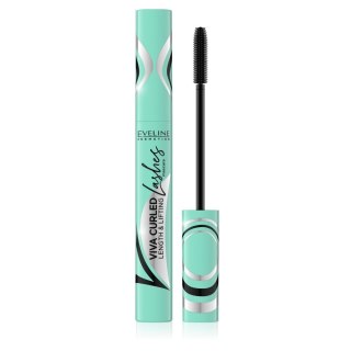 Viva Curled Lashes Mascara wydłużający tusz do rzęs Black 10ml Eveline Cosmetics