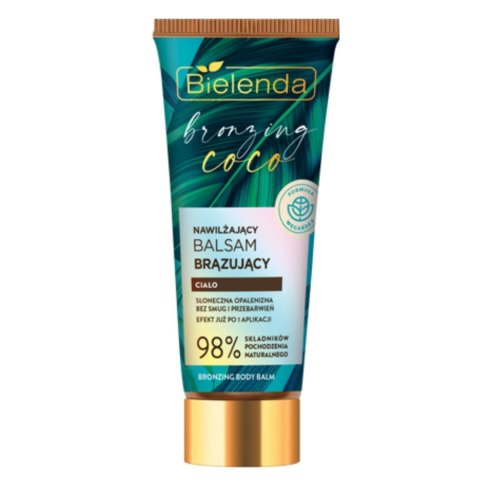 Bronzing Coco nawilżający balsam brązujący do ciała 200ml Bielenda