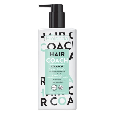 Bielenda Hair Coach balansujący szampon do przetłuszczającej się skóry głowy 300ml Bielenda Hair Coach balansujący szampon do przetłuszczającej się skóry głowy 300ml