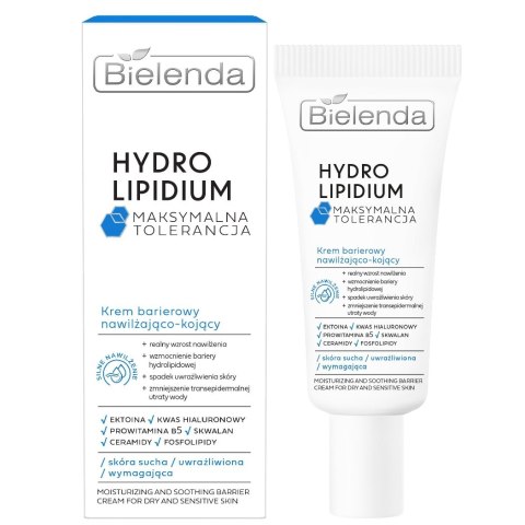 Bielenda Hydro Lipidium krem barierowy nawilżająco-kojący 50ml Bielenda Hydro Lipidium krem barierowy nawilżająco-kojący 50ml