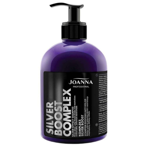 Joanna Silver Boost Complex zestaw do włosów blond szampon i odżywka 2x500ml