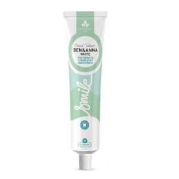 Natural Toothpaste naturalna pasta aloesowa do zębów z fluorem White 75ml Ben&Anna