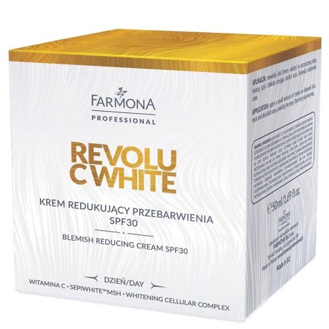Revolu C White krem redukujący przebarwienia SPF30 50ml Farmona Professional Revolu C White krem redukujący przebarwienia SPF30 50ml Farmona Professional