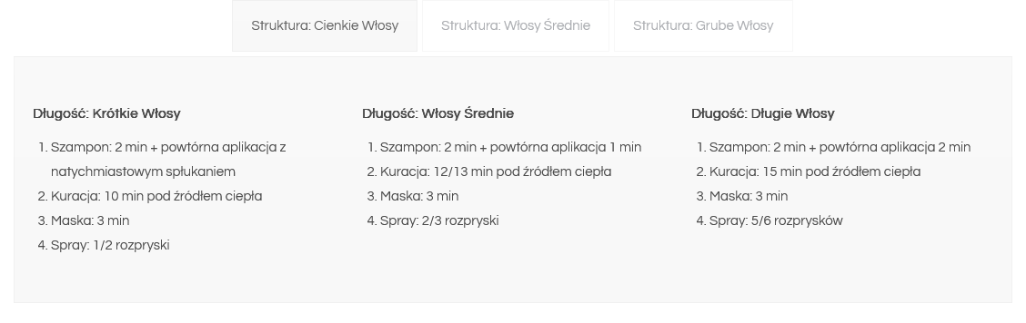 K-Time Phibre Włosy Cienkie