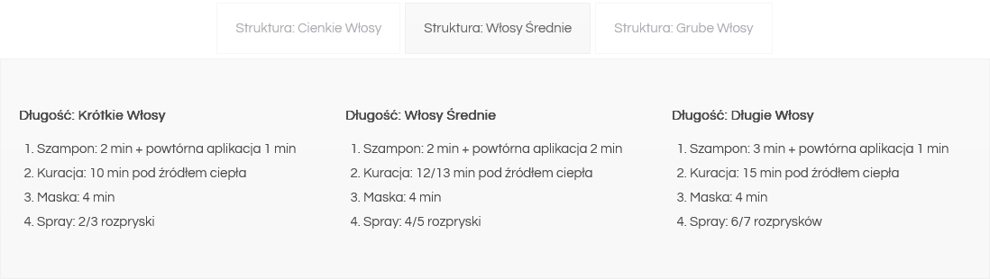 K-Time Phibre Włosy Średnie